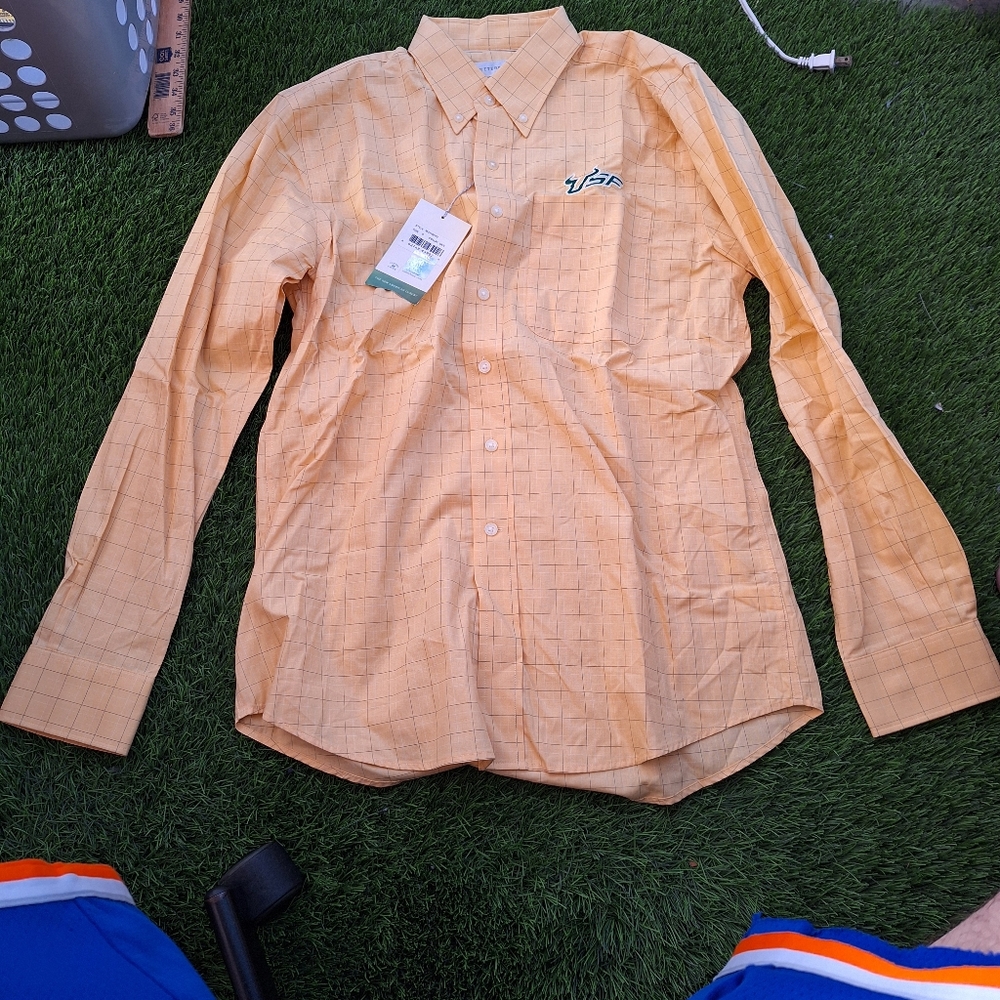 Cutter Buck USF Bulls Embroided Long Sleeve Button-down Shirt Size S